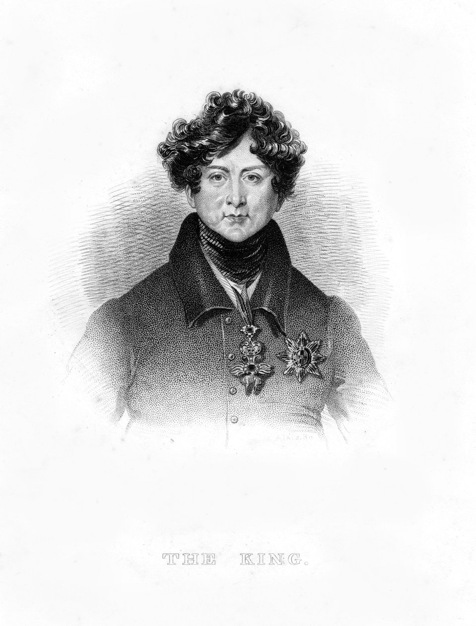George IV, rei do Reino Unido e Hanover, século XIX de Unbekannt