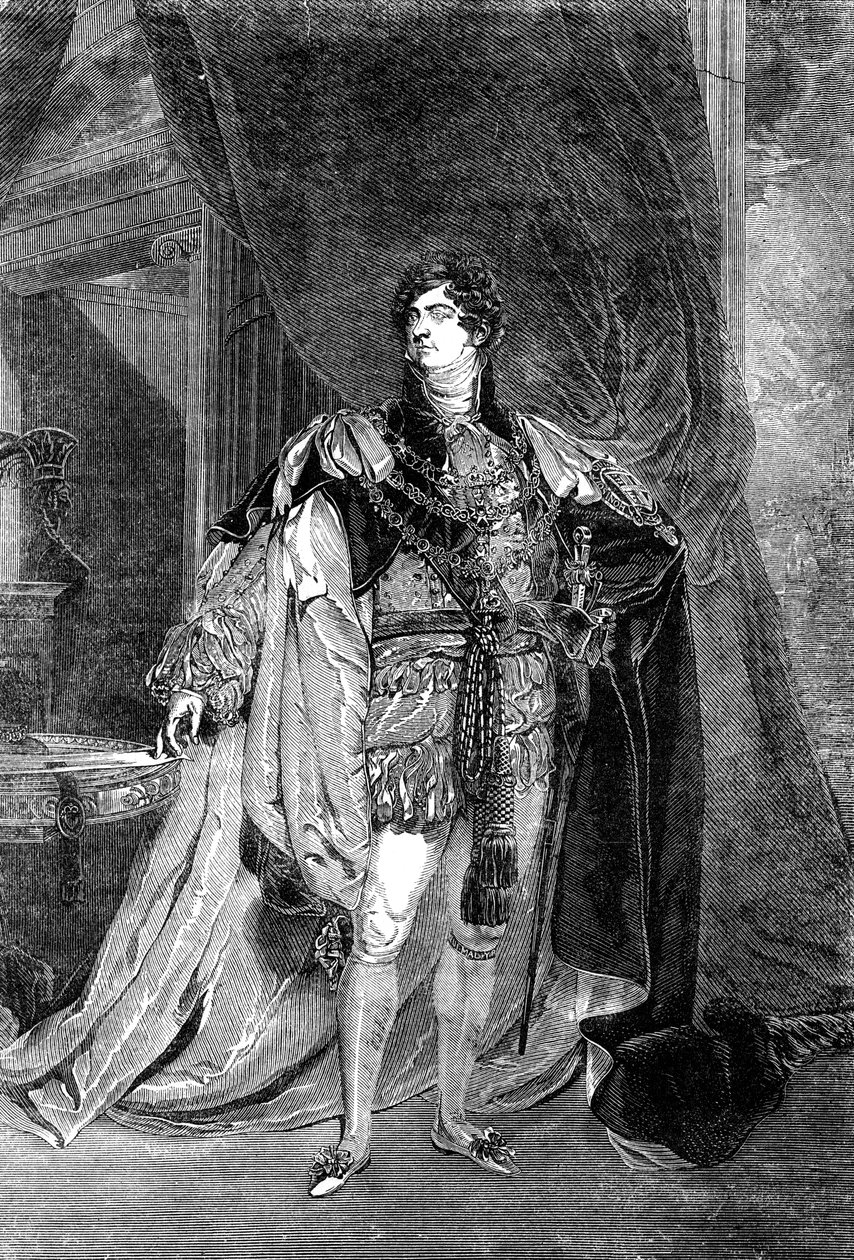 George IV, rei do Reino Unido da Grã-Bretanha e Irlanda de Unbekannt
