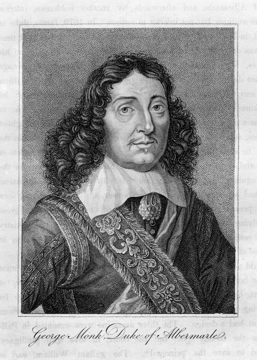 George Monck, duque de Albemarle, soldado inglês do século XVII de Unbekannt