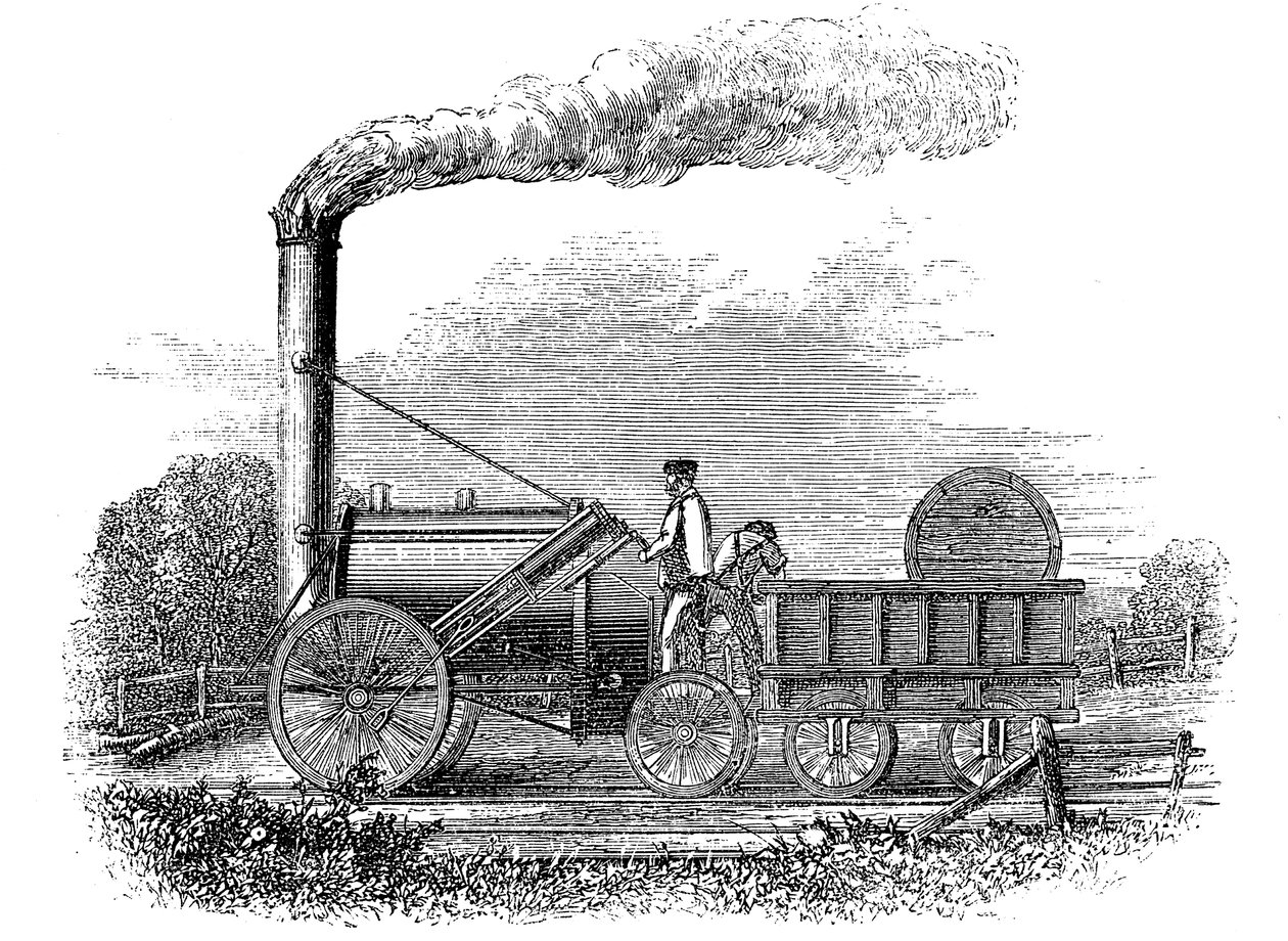 Locomotiva George Stephensons Rocket, 1829 1859 de Unbekannt