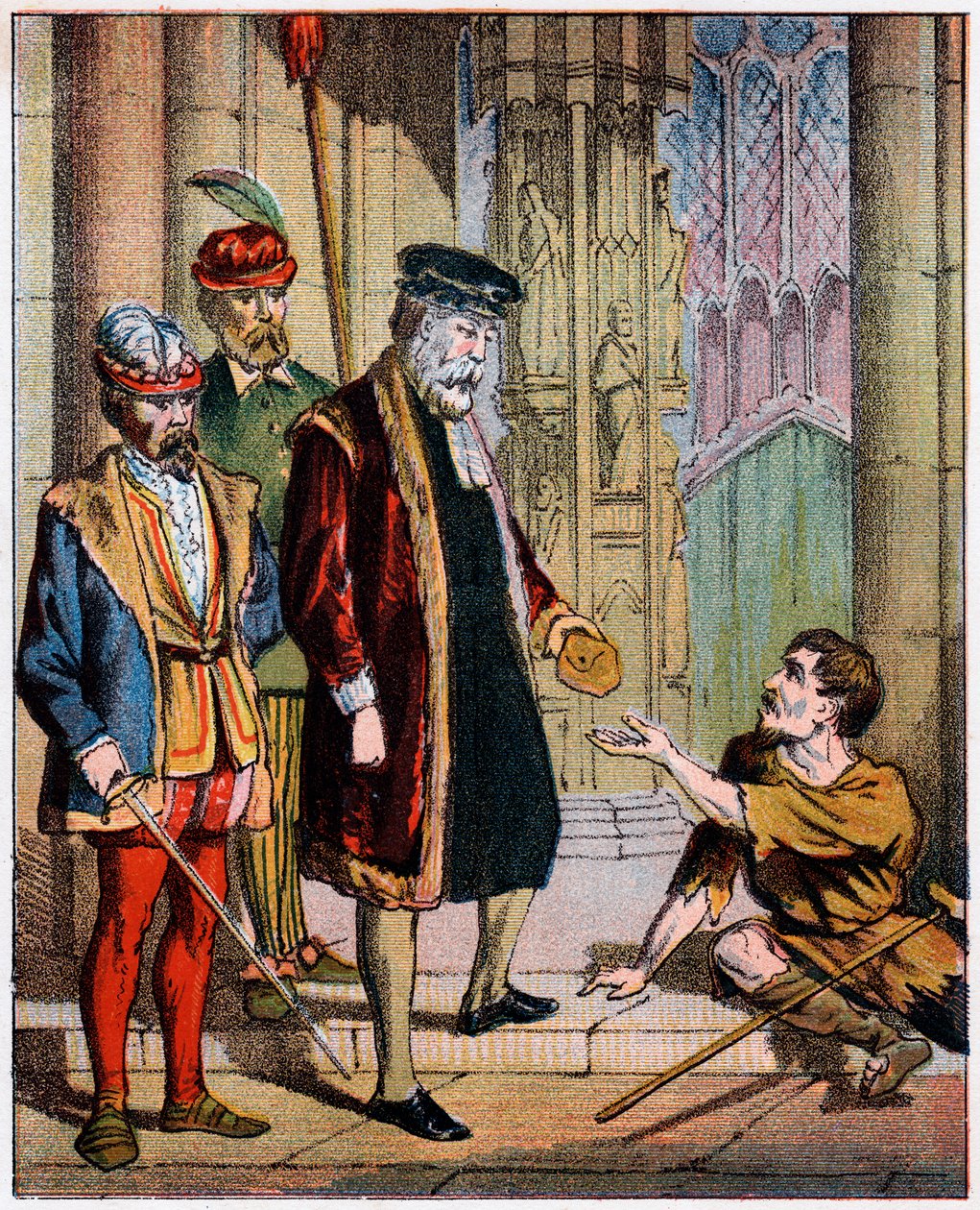 George Wishart, reformador escocês do século XVI e mártir, meados do século XIX. de Unbekannt