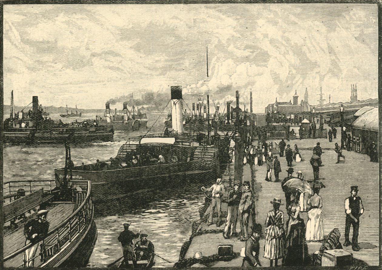 Fase de aterrissagem de Georges, 1898. de Unbekannt