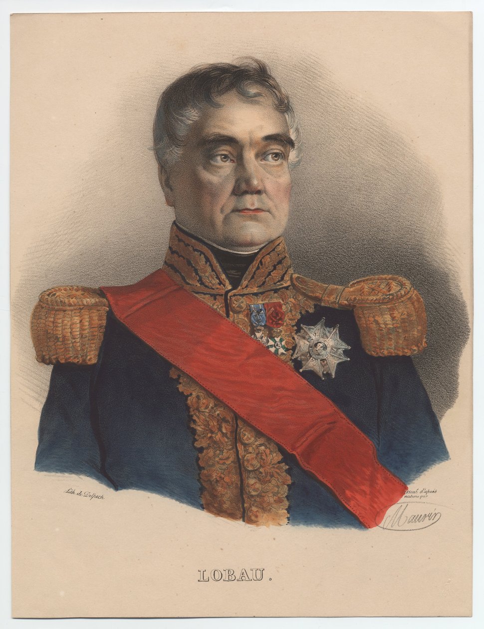 Georges Mouton de Lobau 1770-1838, marechal da França, 1835 de Unbekannt