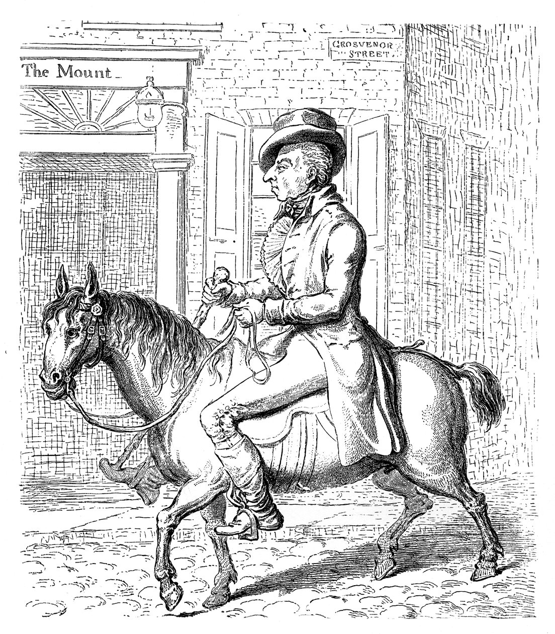 Georgey um cavalo de pau, 1796 de Unbekannt