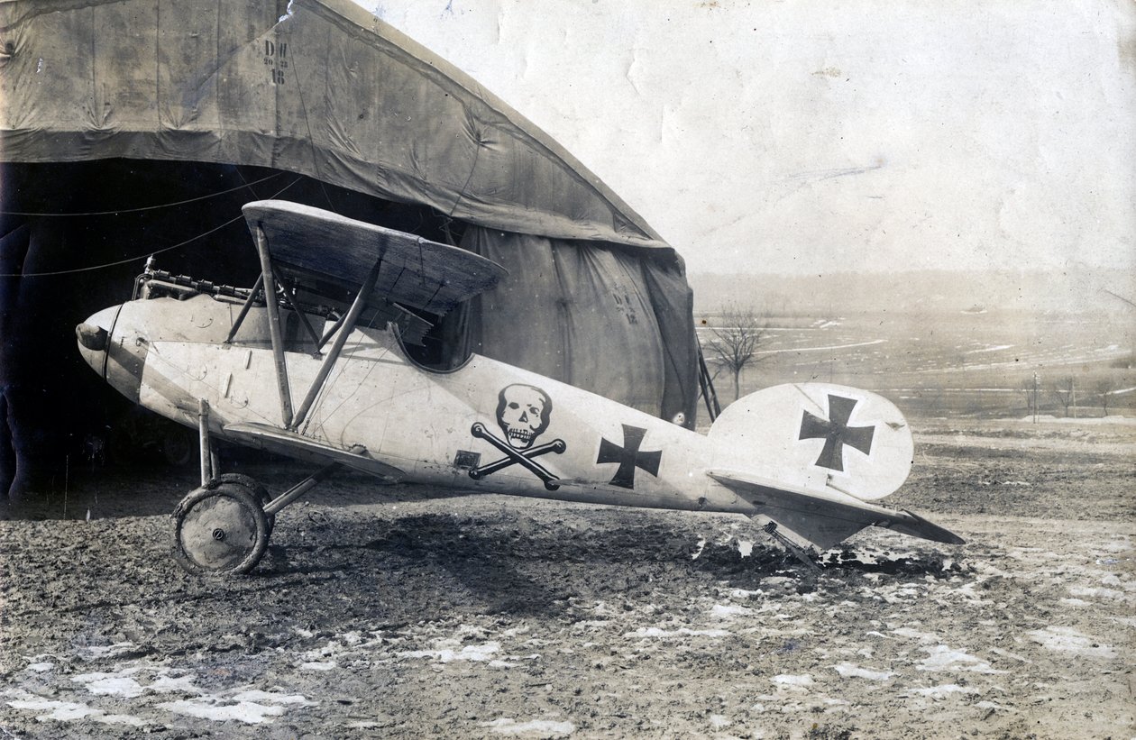 Albatros alemão DV, Souilly, França, 2 de janeiro de 1918 de Unbekannt