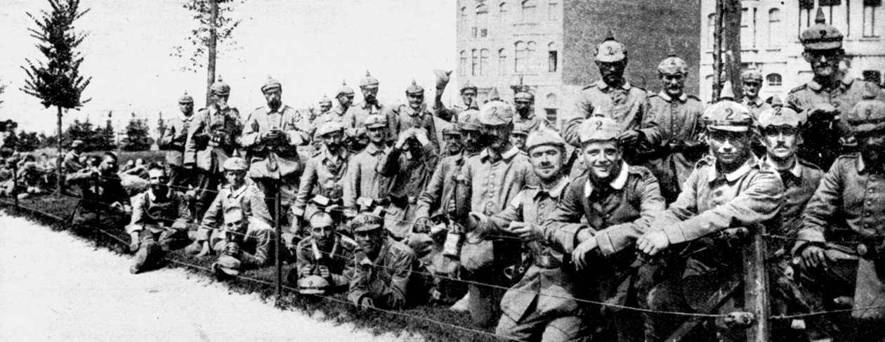 Guarda Imperial Alemã em Bruxelas, Primeira Guerra Mundial, 1914 de Unbekannt