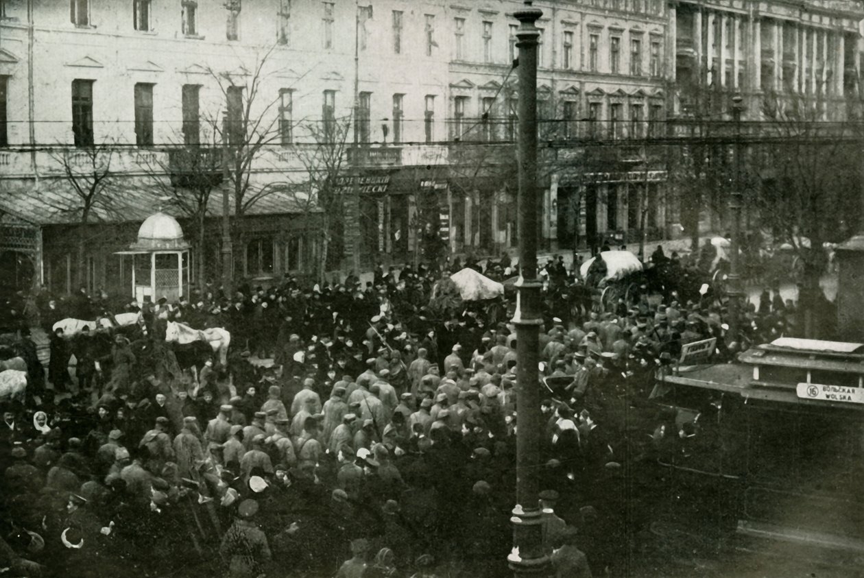 Prisioneiros alemães em Varsóvia, 1919. de Unbekannt