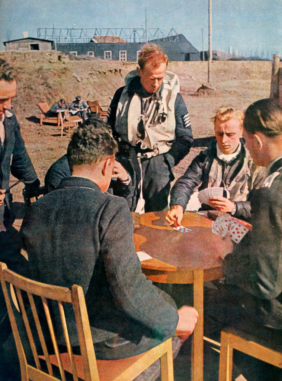 Aviadores alemães de folga, França, 1943 de Unbekannt