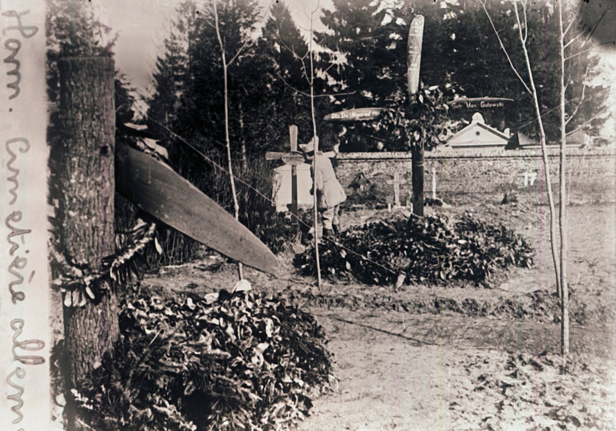 Cemitério alemão, c1914-c1918 de Unbekannt