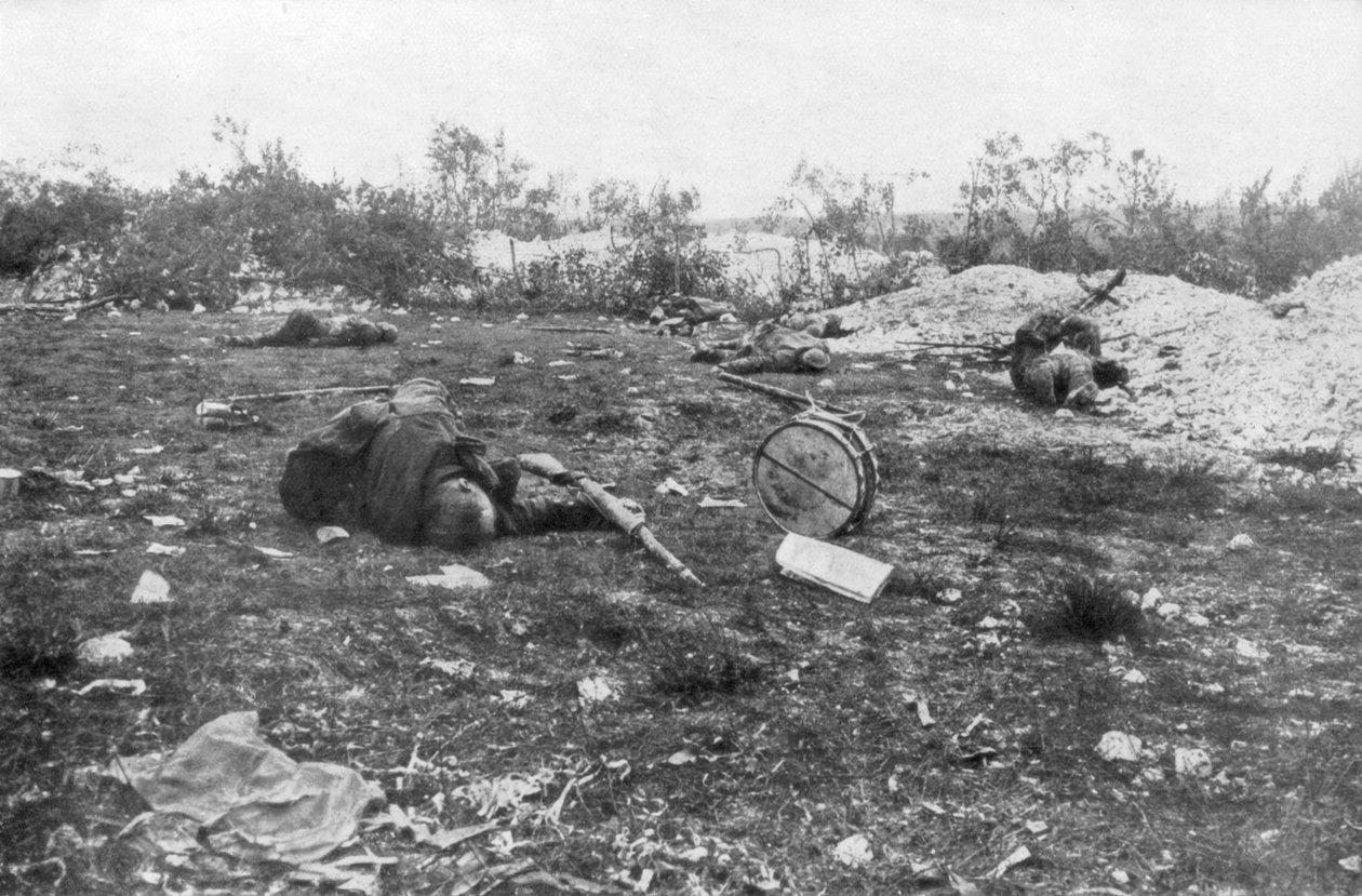 Mortos alemães, Segunda Batalha de Champagne, França, 25 de setembro a 6 de novembro de 1915 de Unbekannt