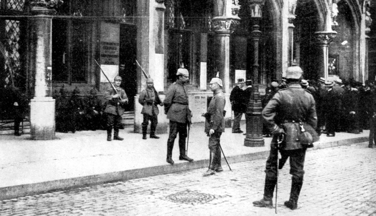 Ocupação alemã de Bruxelas, Primeira Guerra Mundial, 1914 de Unbekannt
