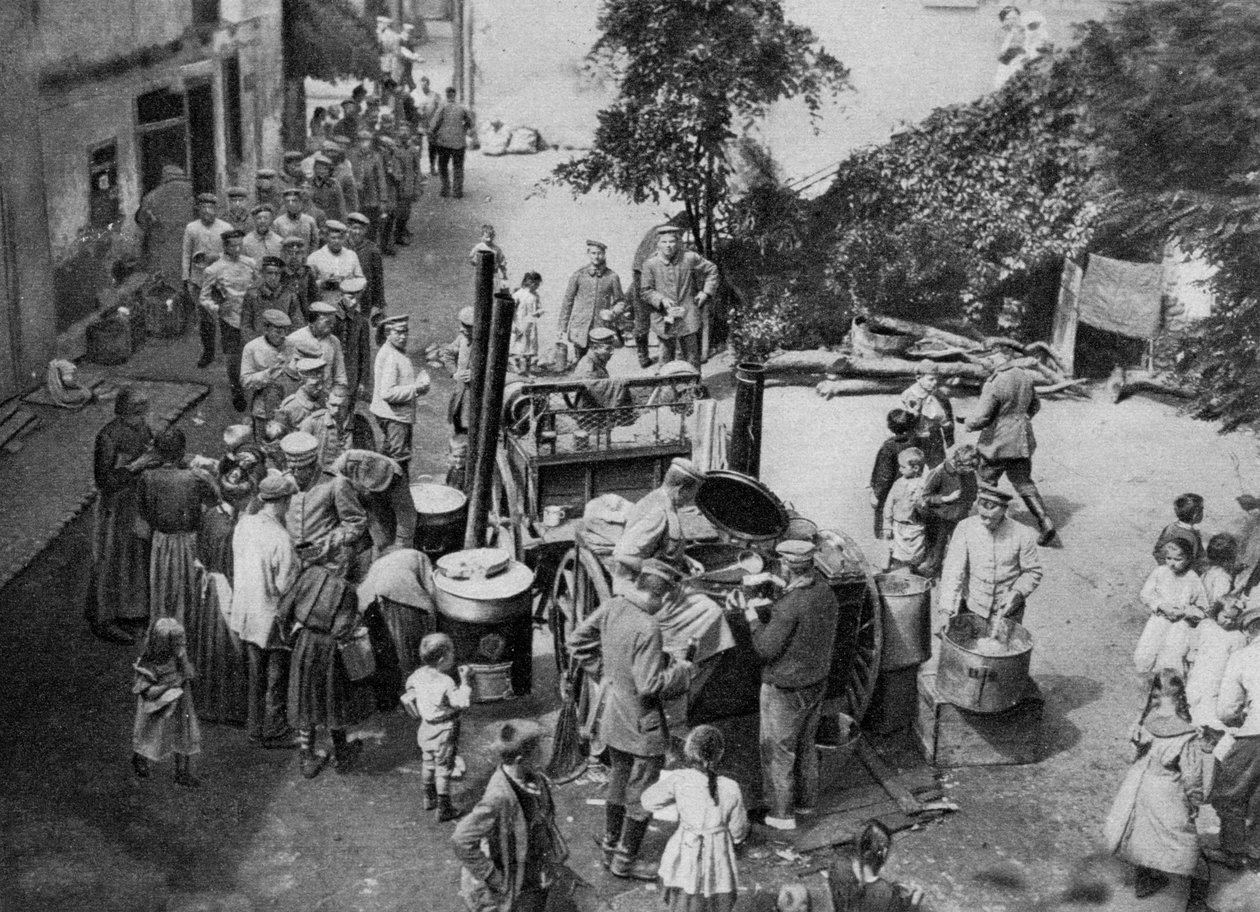 Cozinha alemã de viagem, Vosges, França, Primeira Guerra Mundial, 1916 de Unbekannt