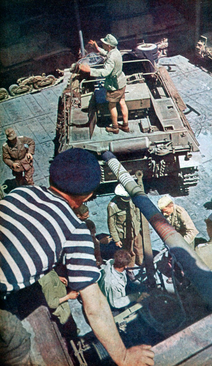 Armas e munições alemãs chegam ao norte da África, 1942 de Unbekannt