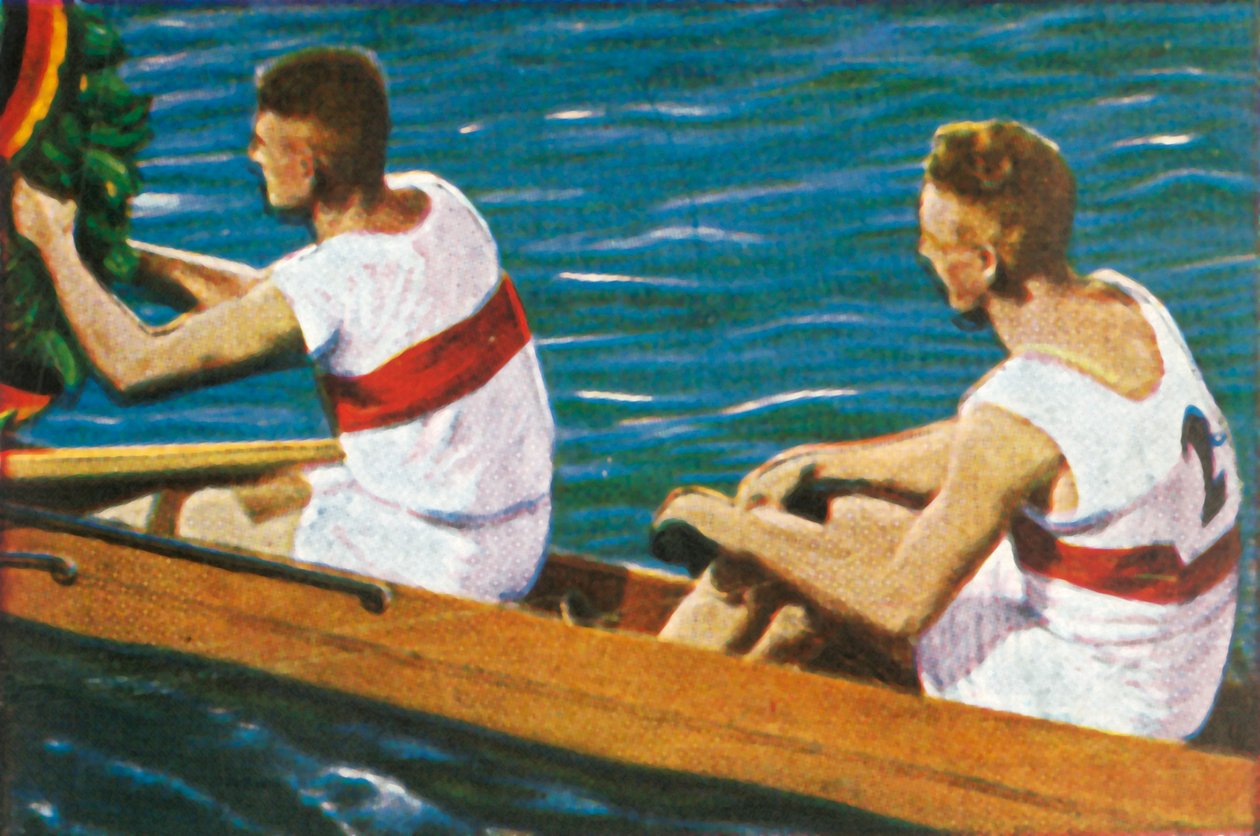 Vencedores alemães dos pares sem coxas, 1928. de Unbekannt