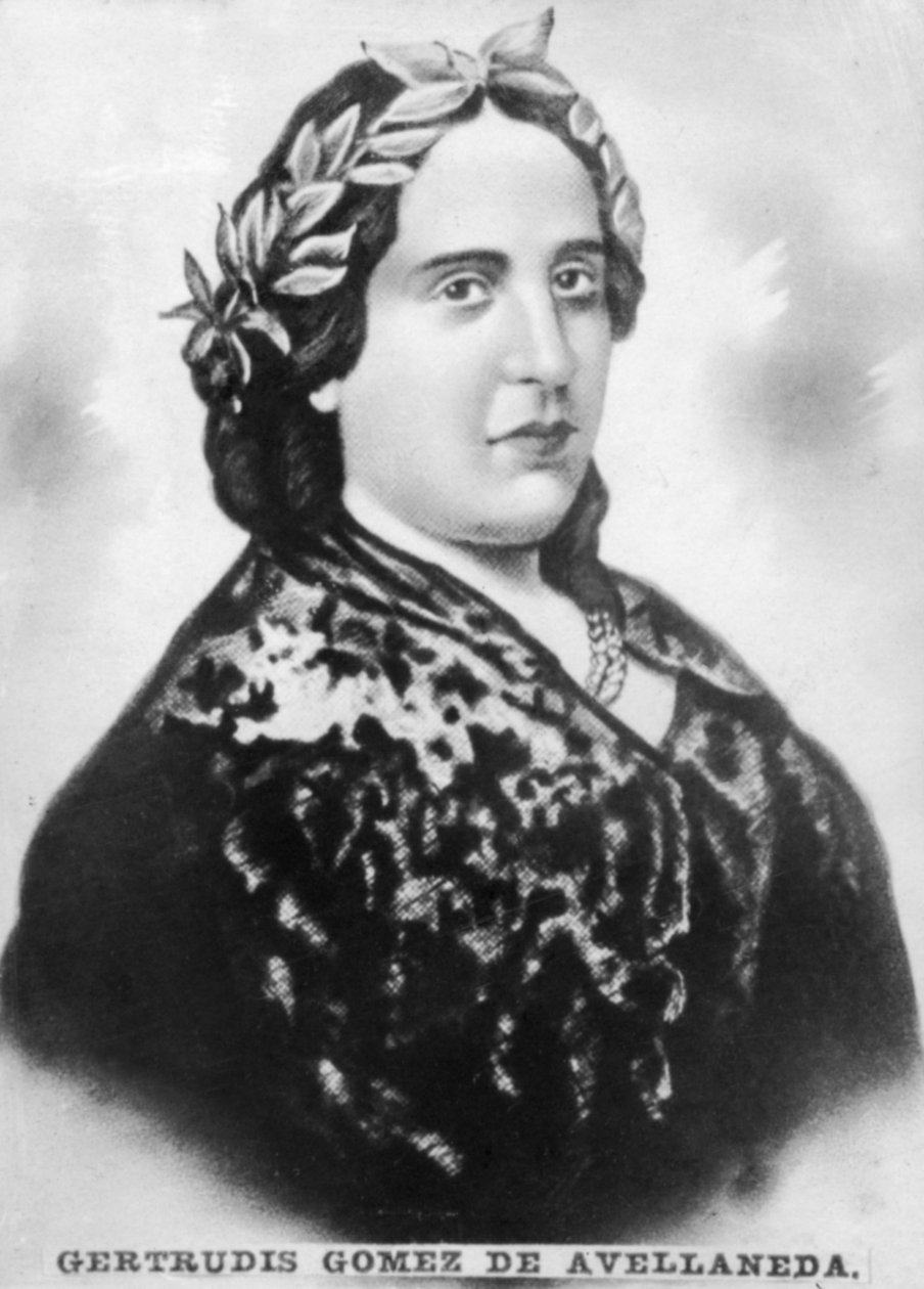 Gertrudis Gomez de Avellaneda, escritor e ativista político nascido em Cuba, c1910 de Unbekannt