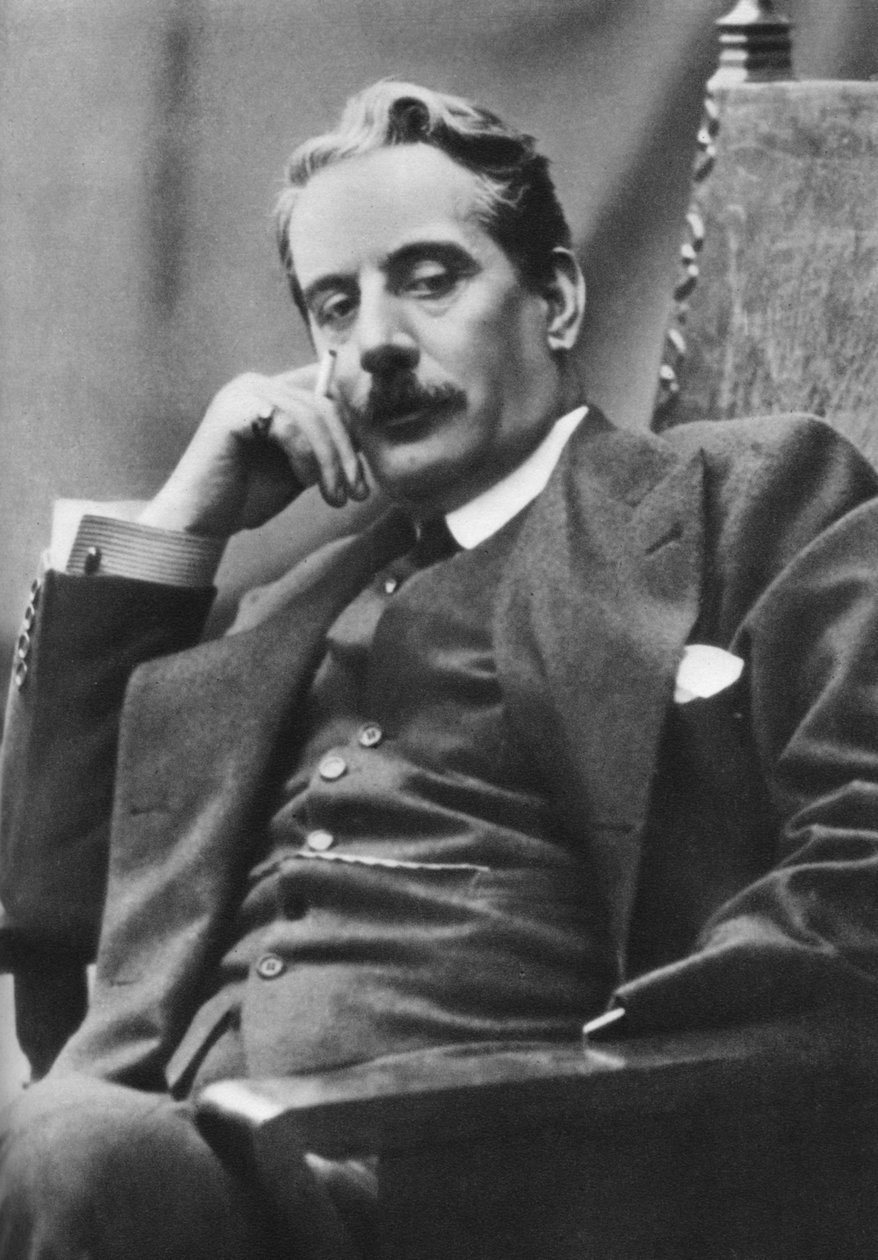 Giacomo Puccini 1858-1924, compositor italiano, 1910 de Unbekannt