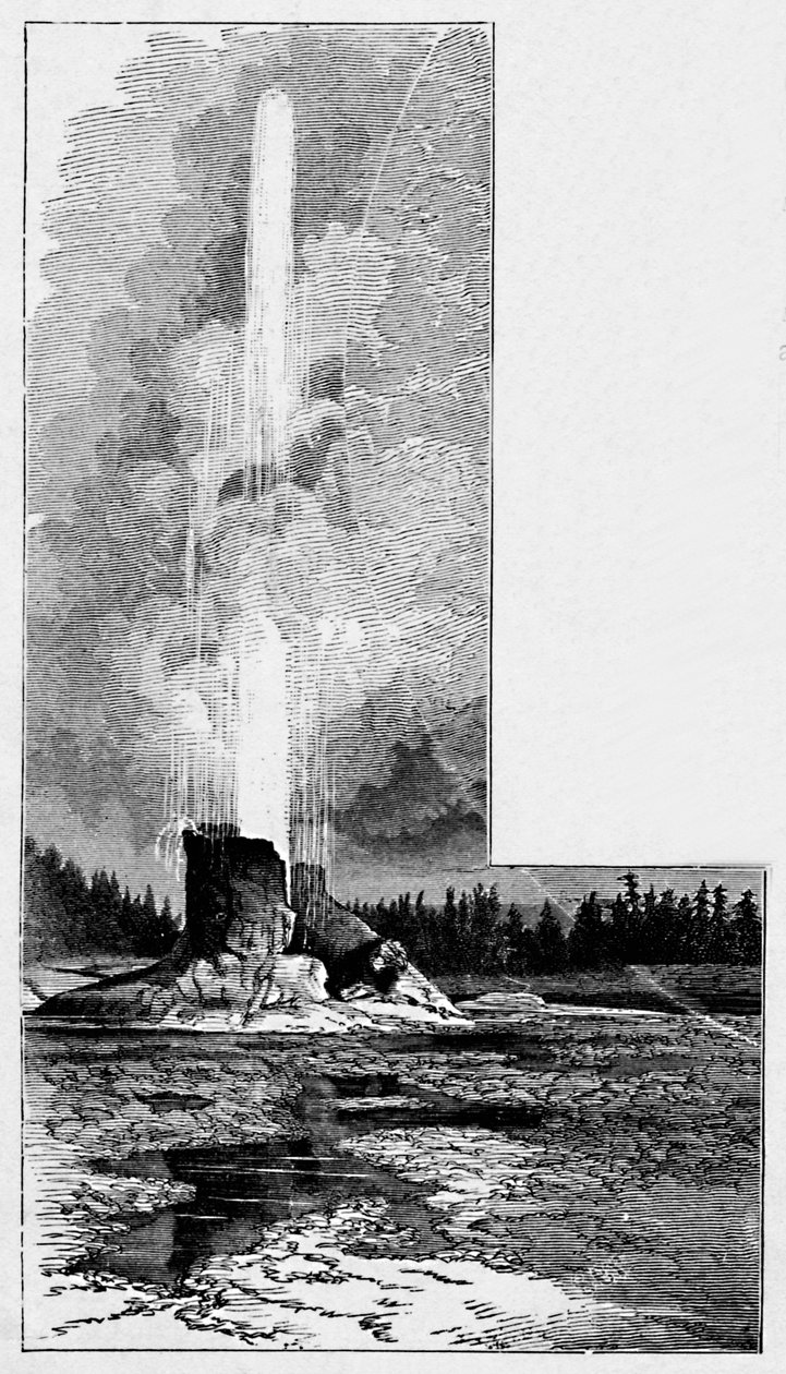 Gêiser gigante, 1883 de Unbekannt