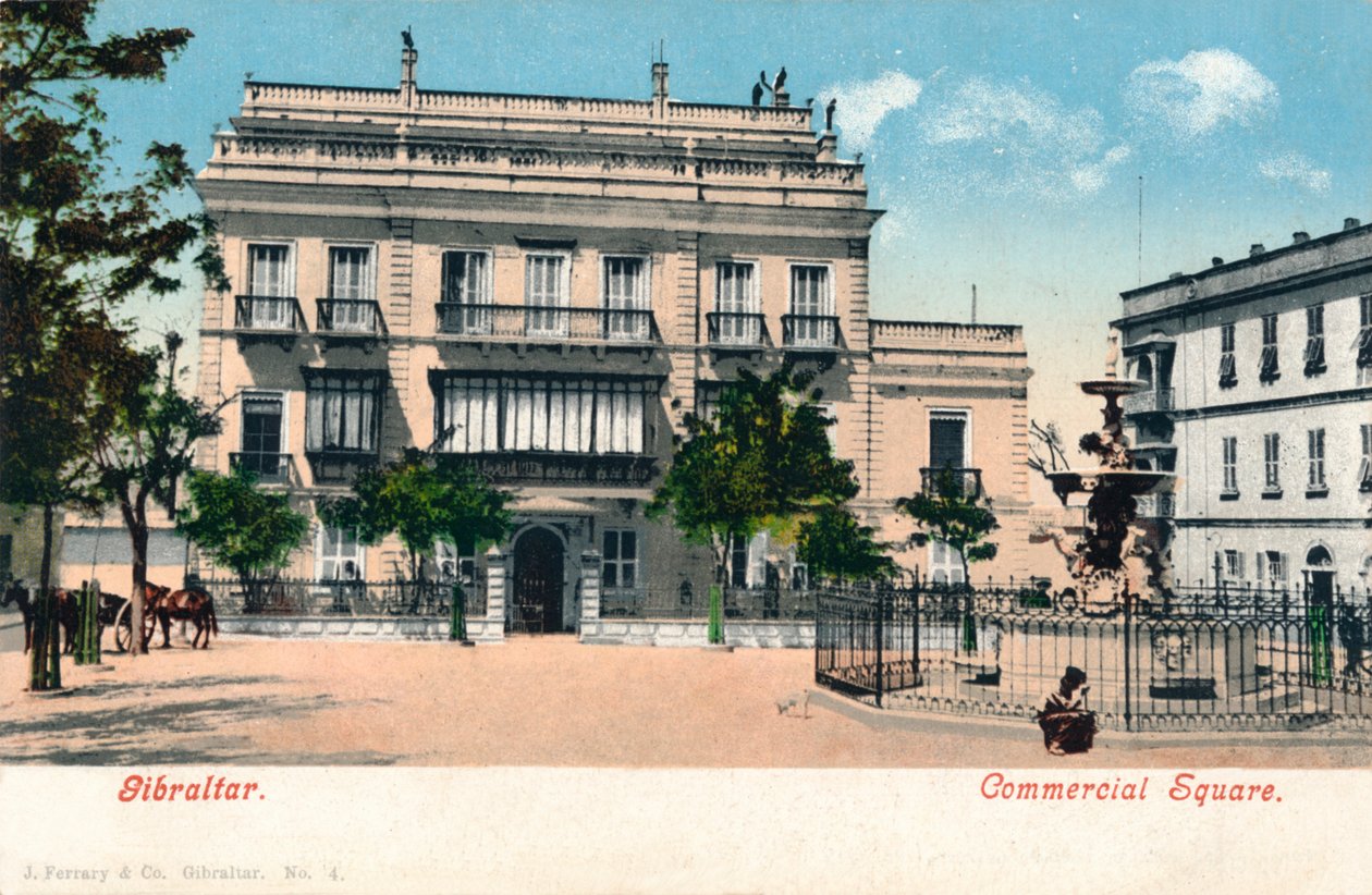 Gibraltar - Praça Comercial, c1900. de Unbekannt