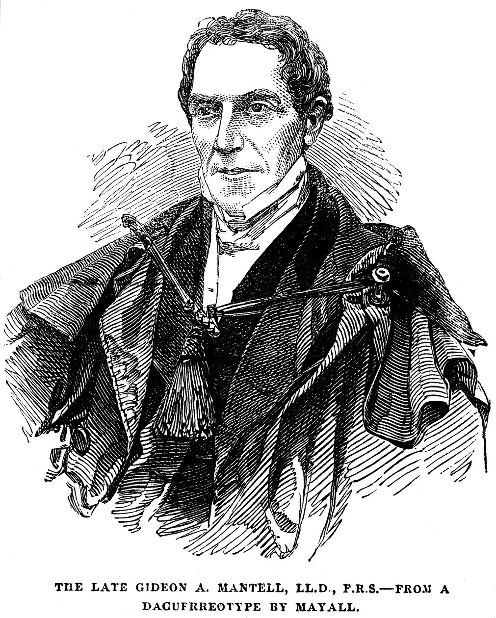 Gideon Algernon Mantell, geólogo inglês, 1852 de Unbekannt