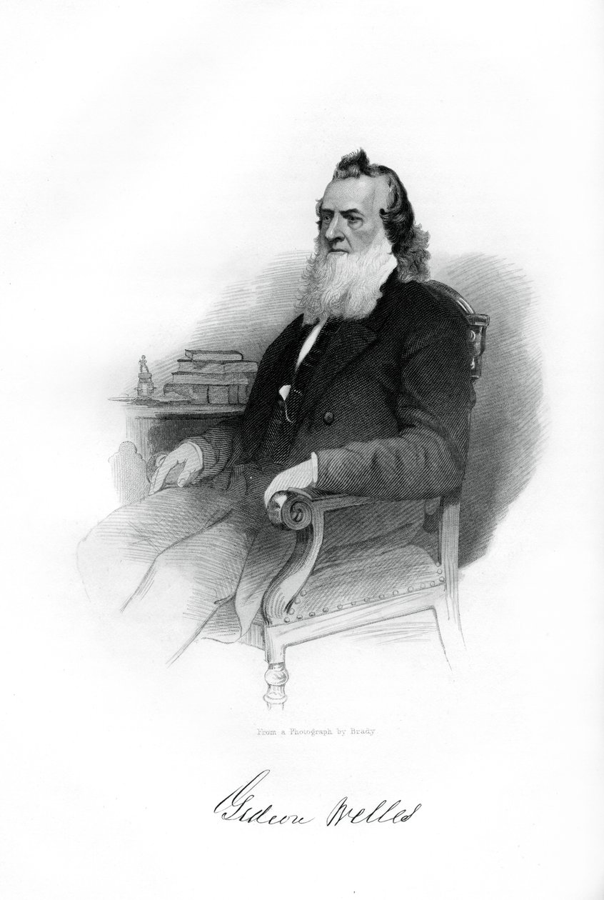 Gideon Welles, Secretário da Marinha dos EUA de 1861 a 1869, 1862-1867 de Unbekannt