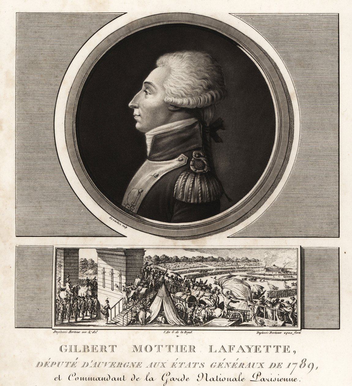 Gilbert Mottier Lafayette, deputado de Augergne aos Etats Generaux de Unbekannt