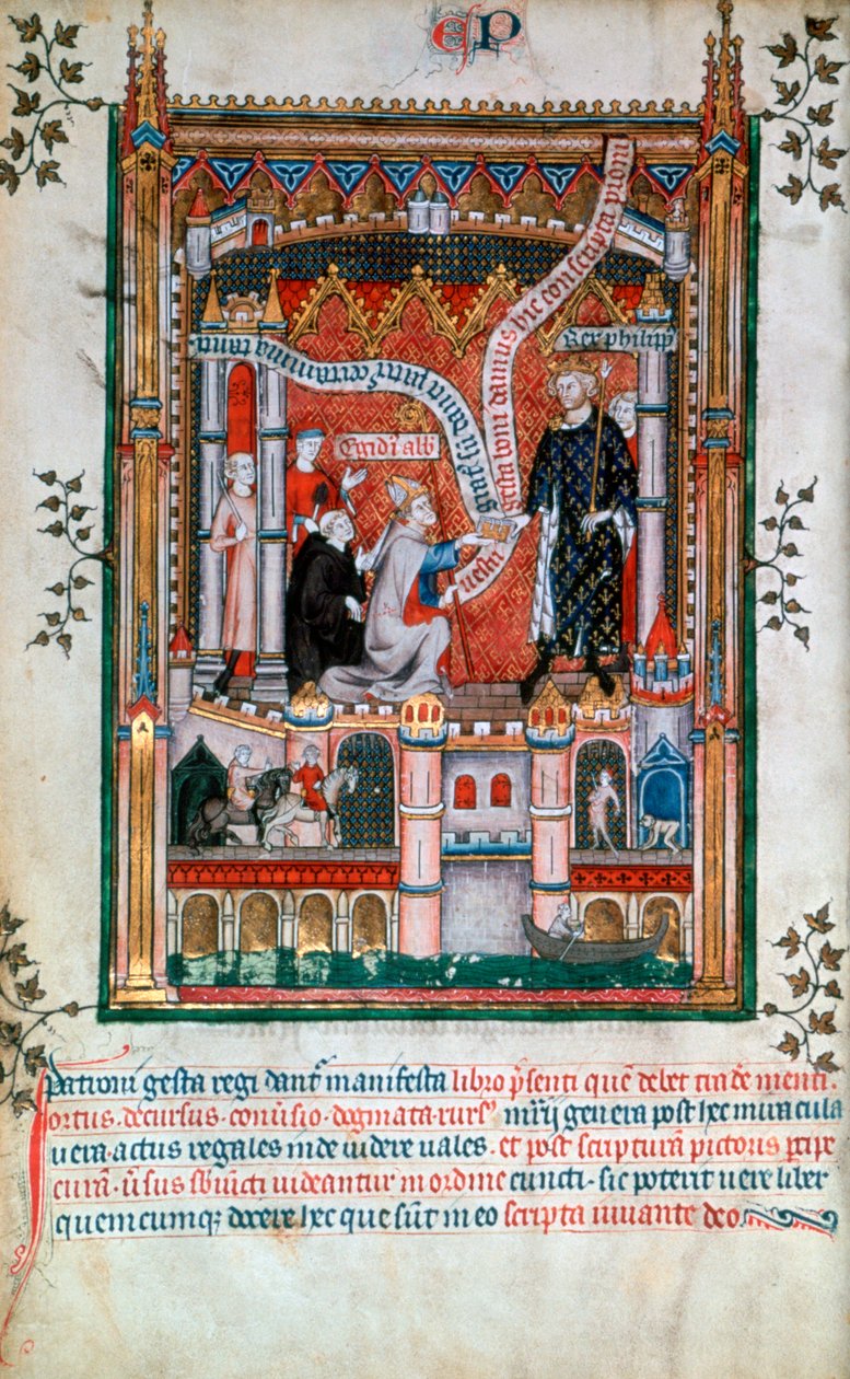 Gilles de Pontoise, abade de St Denis, 1317 de Unbekannt