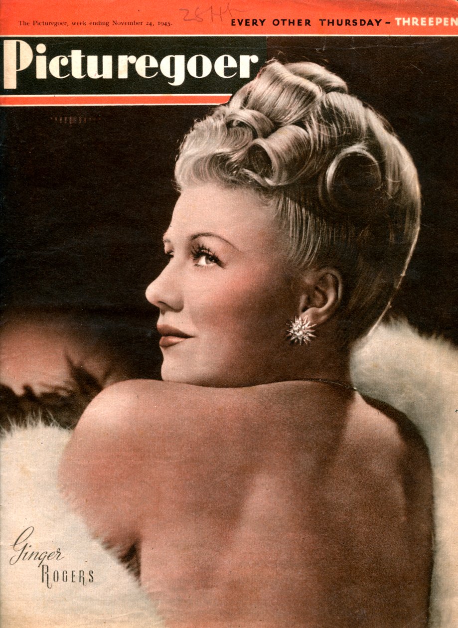 Ginger Rogers 1911-1995, atriz americana, 1945 de Unbekannt