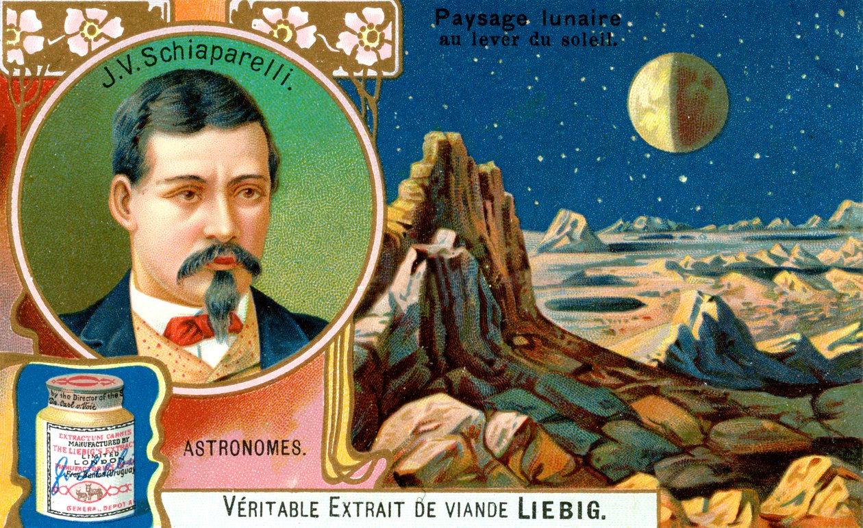 Giovanni Virginio Schiaparelli, astrônomo italiano, c1900 de Unbekannt