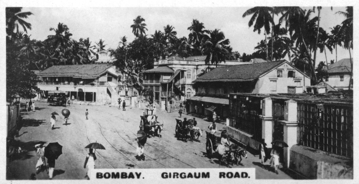 Girgaum Road, Bombaim, Índia, c1925 de Unbekannt