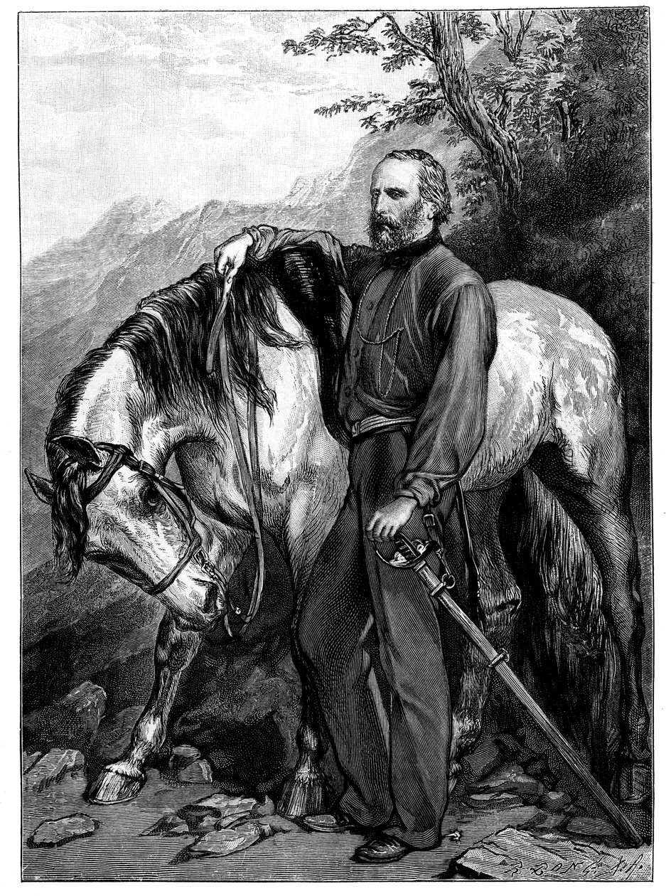 Giuseppe Garibaldi, patriota italiano e soldado do Risorgimento, 1900 de Unbekannt
