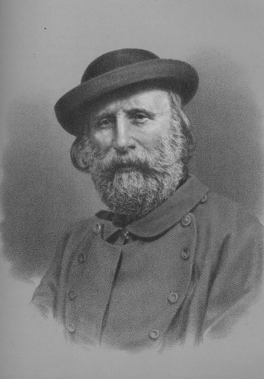 Giuseppe Garibaldi, soldado e político italiano, década de 1860 1936 de Unbekannt