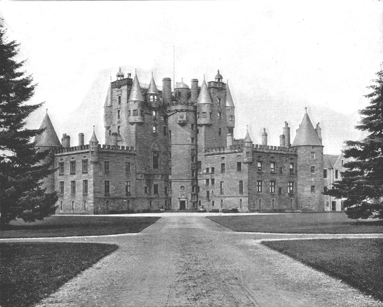 Castelo de Glamis, Forfar, Escócia, 1894. de Unbekannt