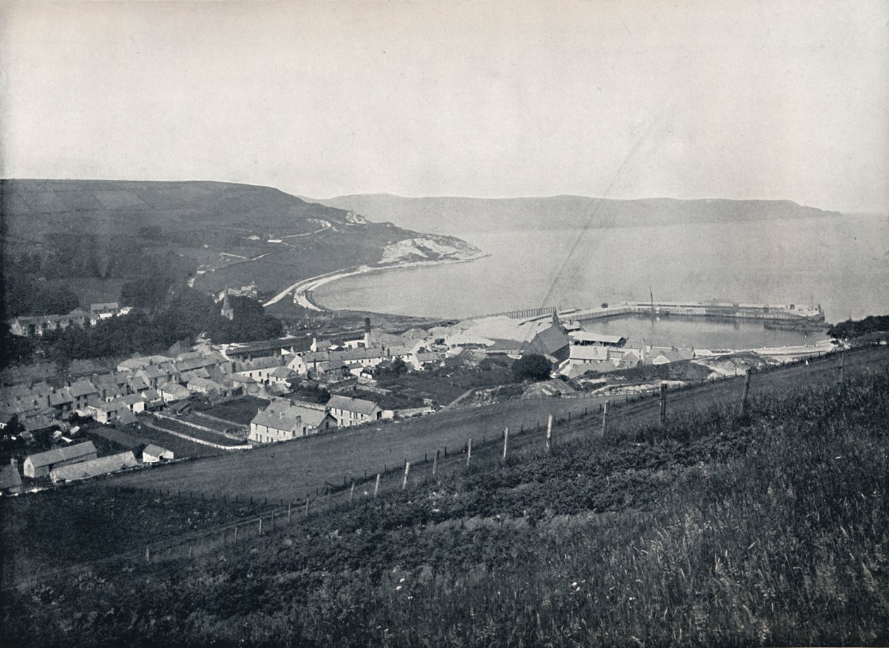 Glenarm - a cidade e o porto, 1895 de Unbekannt