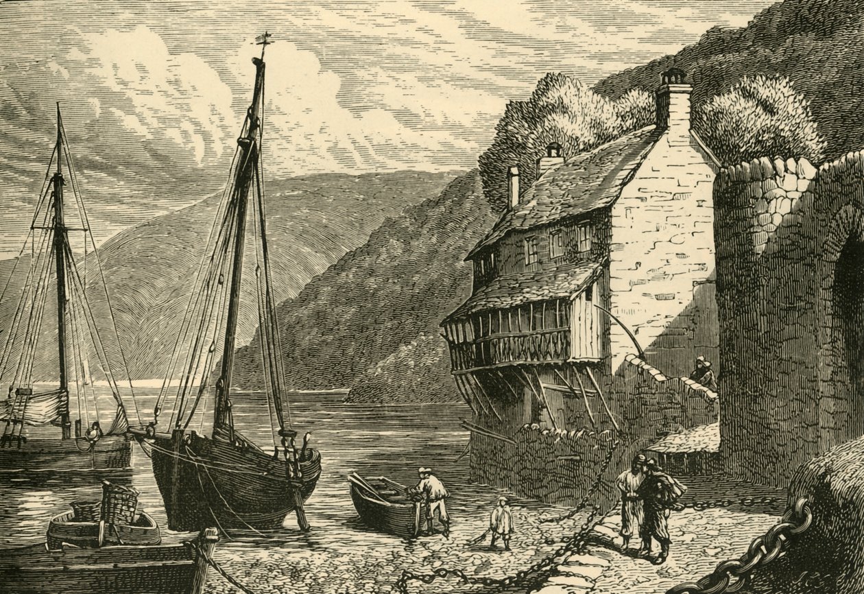 Porto de Glovelly, 1898. de Unbekannt