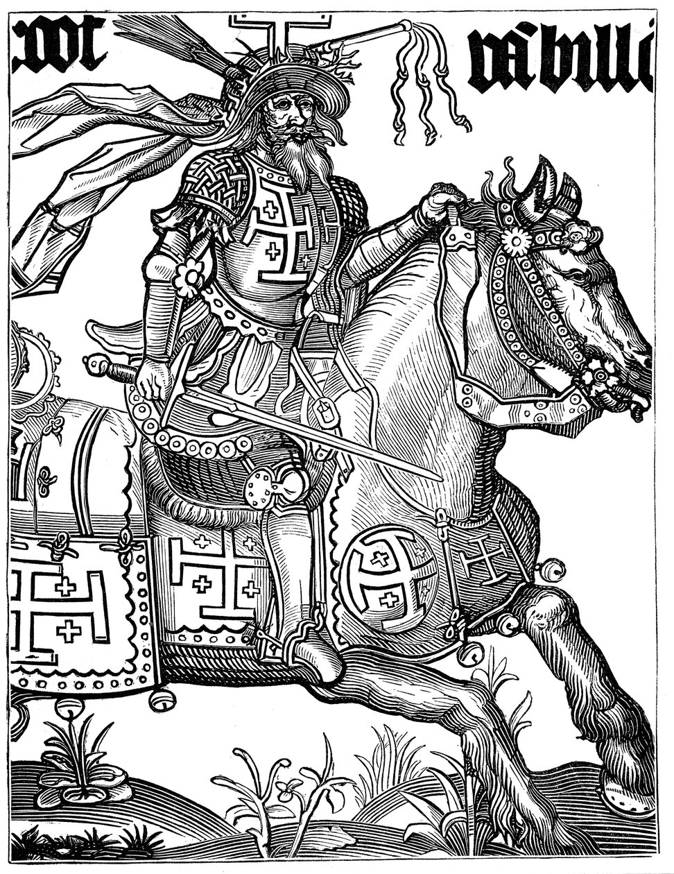 Godfrey de Bouillon, cruzado francês do século XI, século XV de Unbekannt