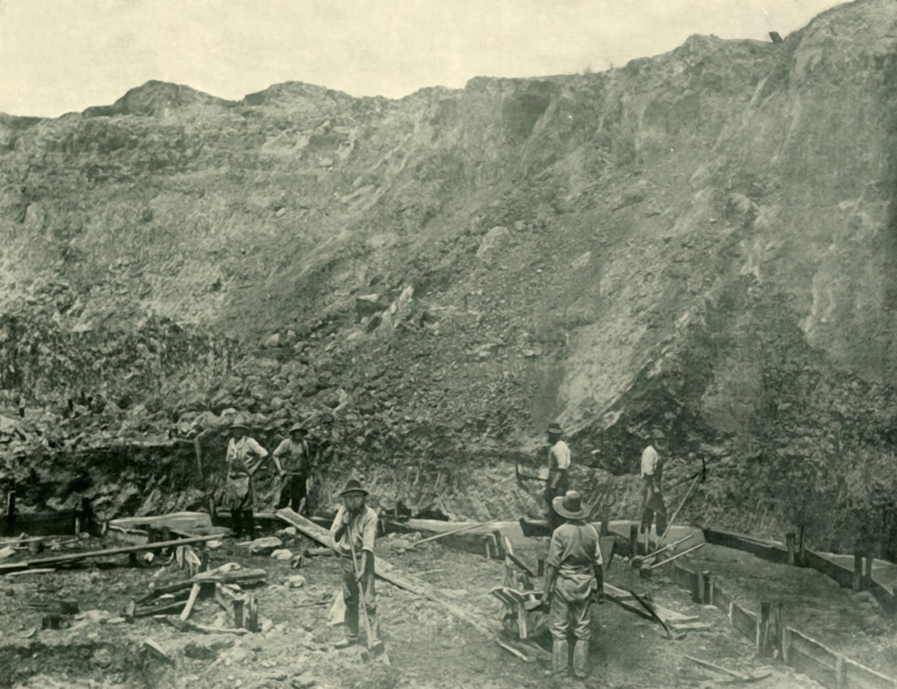 Garimpeiros perto de Beechworth, 1901. de Unbekannt
