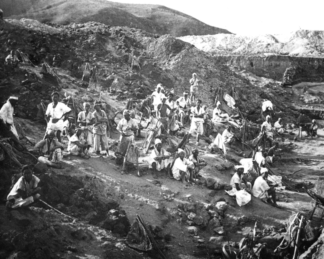 Mina de ouro, Coréia, c1900 de Unbekannt