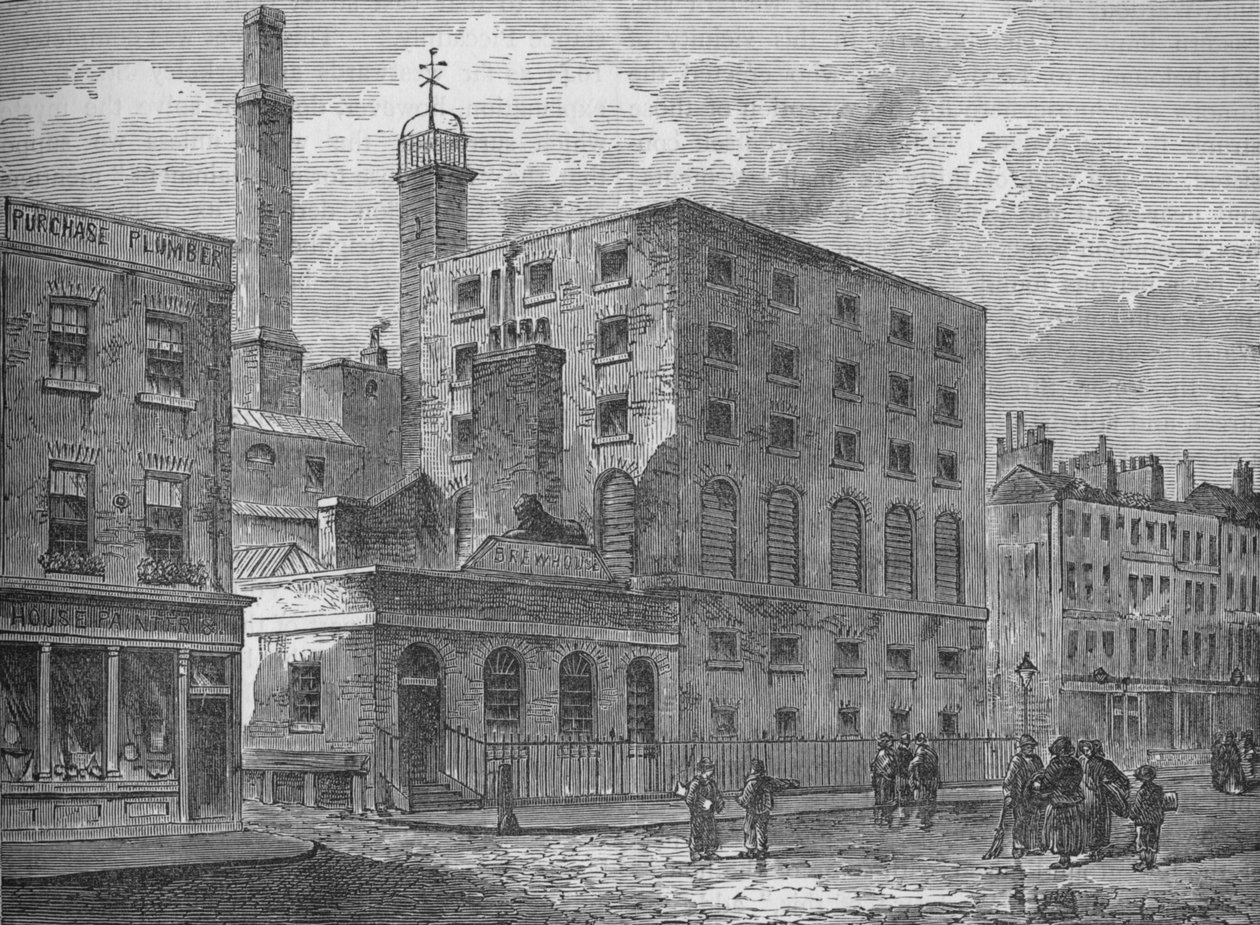 Cervejaria Golden Square, Soho, Westminster, Londres, c1875 1878 de Unbekannt