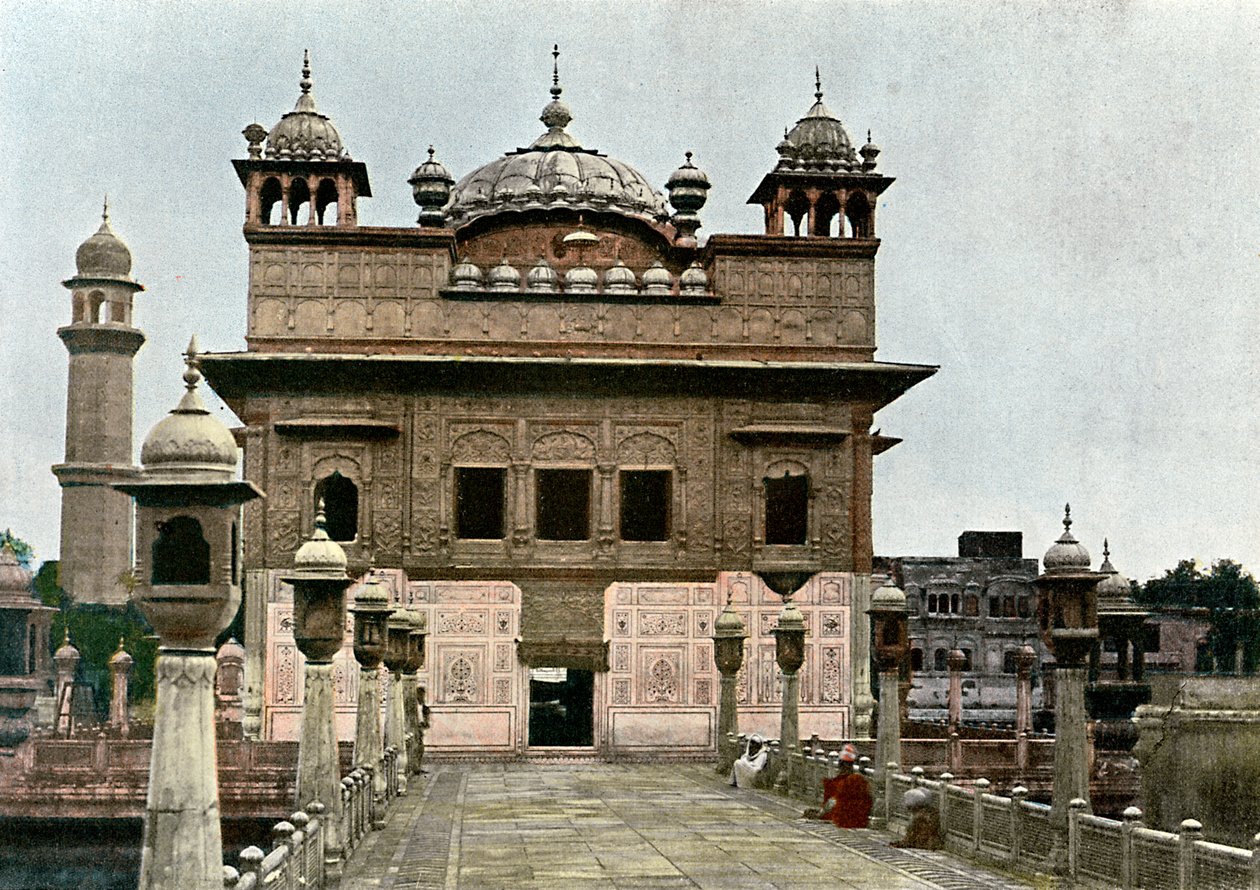 Templo Dourado, Amritsar, Punjab, Índia, c1890 de Unbekannt