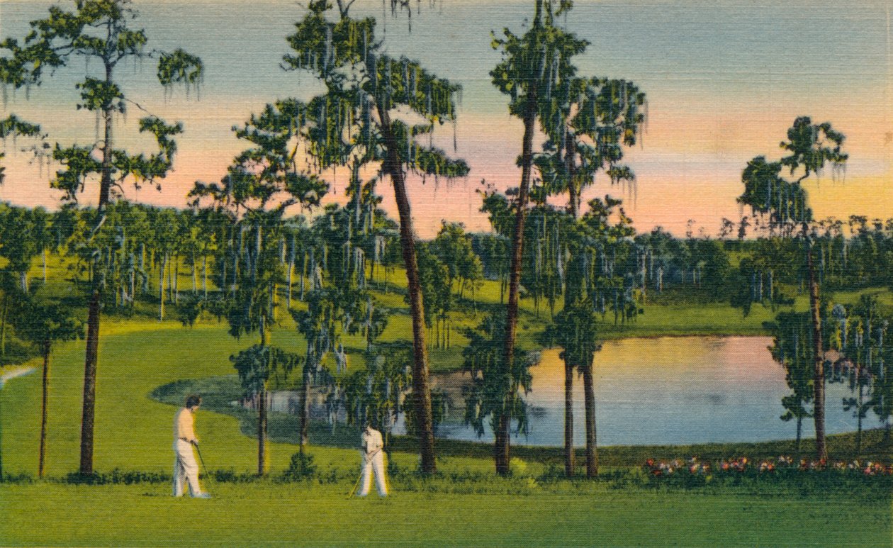 Golfe, um esporte durante todo o ano na Flórida, c1939 de Unbekannt