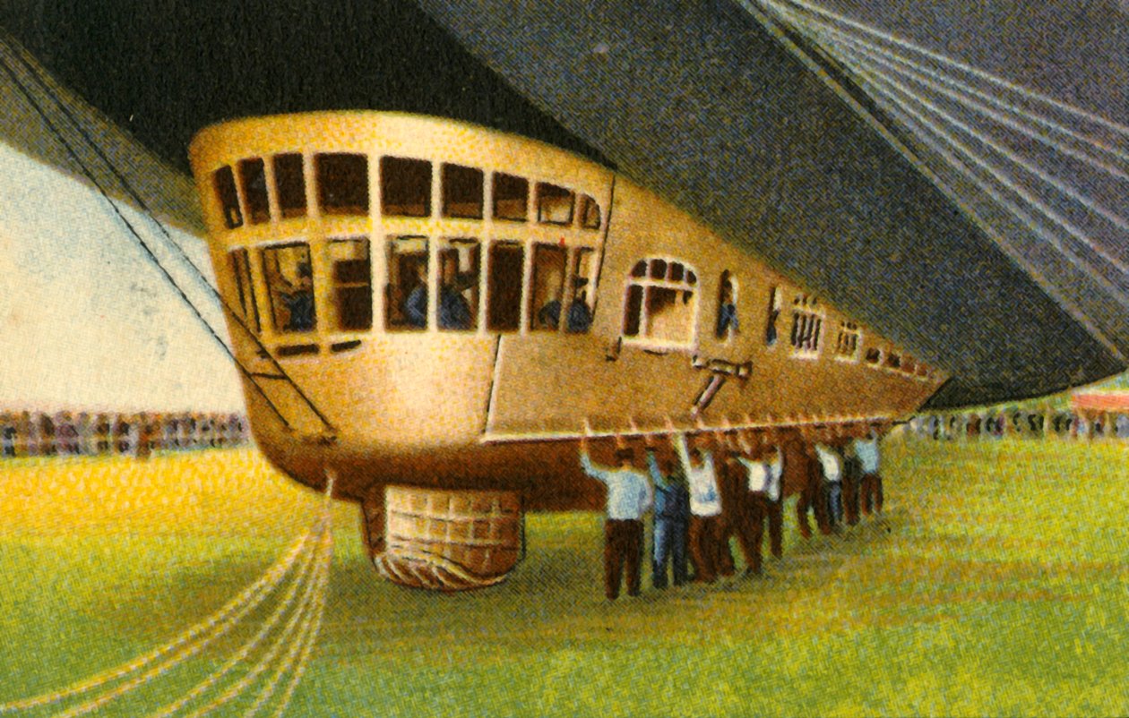 Gôndola de um zepelim, 1932. de Unbekannt