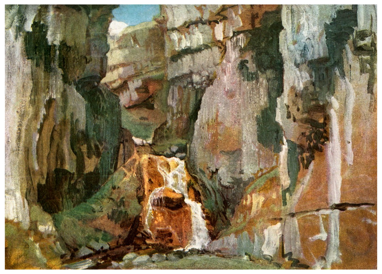 Gordale Scar, West Yorkshire, c1811 1956 de Unbekannt