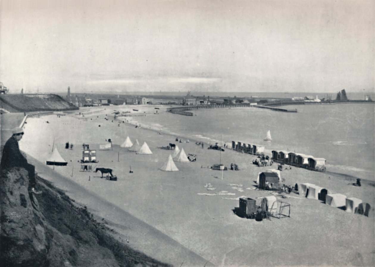 Gorleston - Um trecho das areias, 1895 de Unbekannt