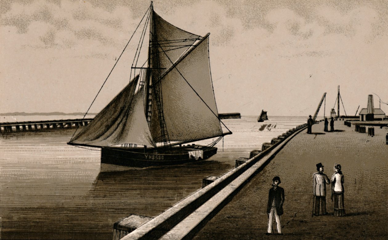 Cais de Gorleston, c1880. de Unbekannt