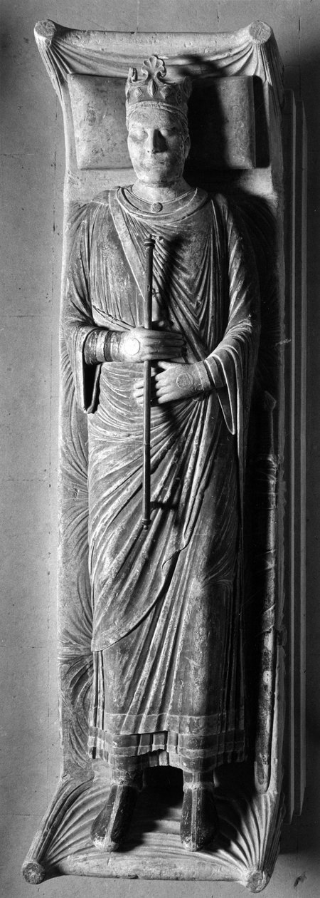 Arte Gótica: O Rei Henrique II da Inglaterra (1133-1189), na Abadia de Fontevrault (Fontevraud) (Maine et Loire) de Unbekannt