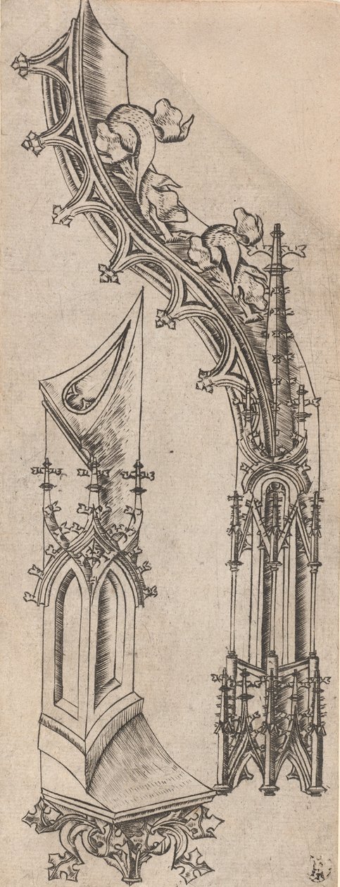 Letra Gótica D, c. 14801500. de Unbekannt