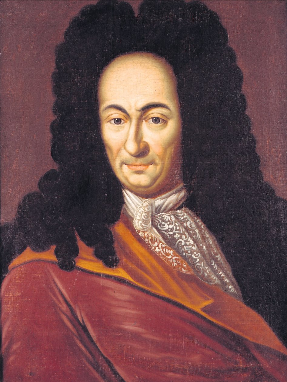 Gottfried Wilhelm Leibniz 1646-1716, c. 1710 de Unbekannt