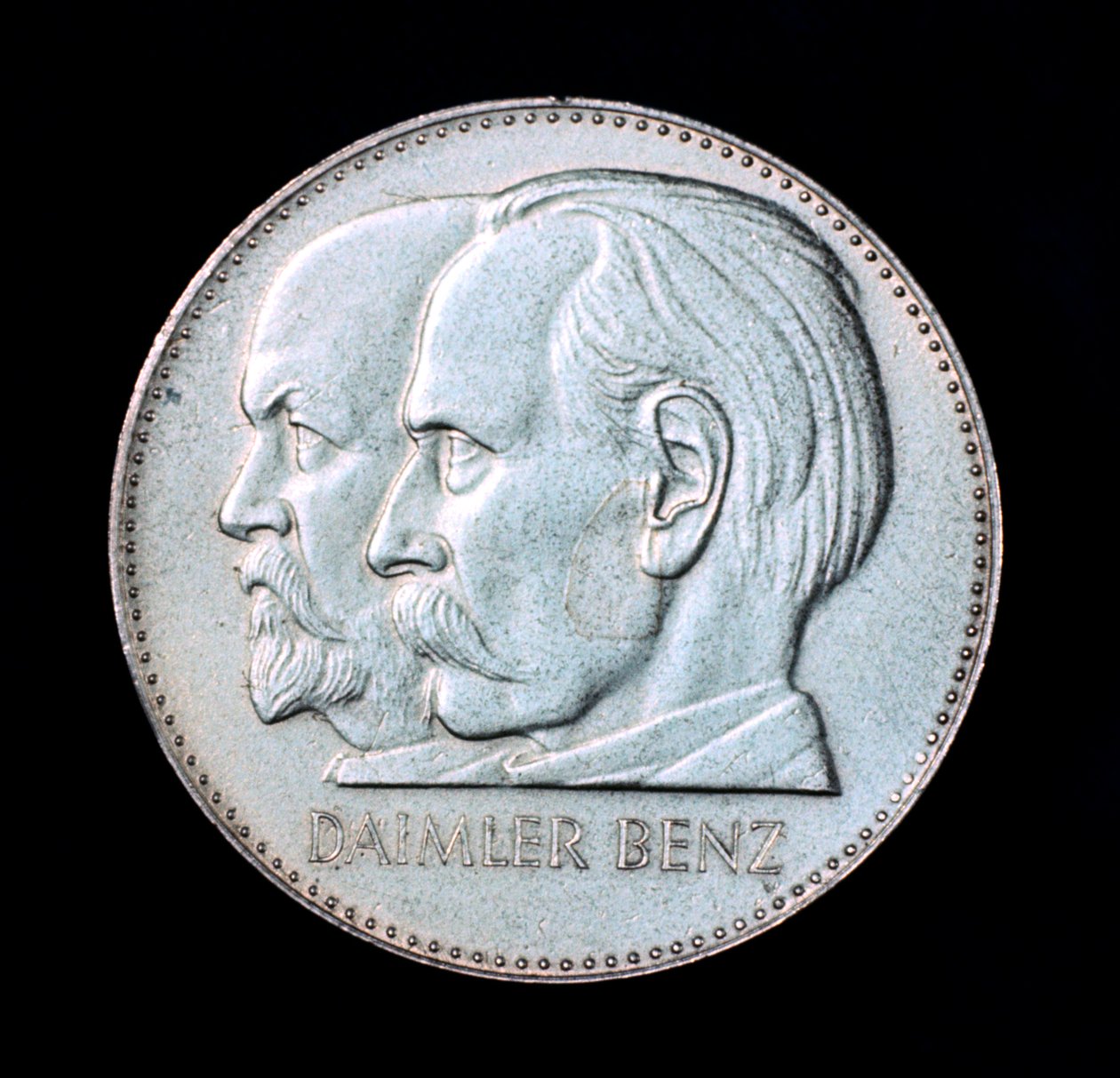 Gottlieb Daimler e Karl Benz, pioneiros da indústria automobilística alemã, 1961 de Unbekannt