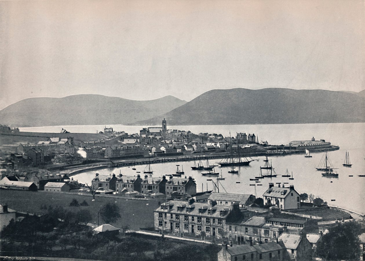 Gourock - a cidade e o porto, 1895 de Unbekannt