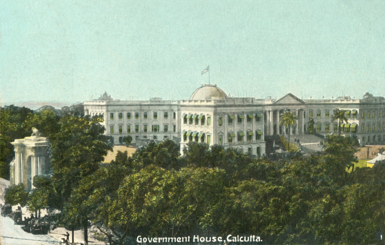 Casa do governo, Calcutá, anos 1900. de Unbekannt
